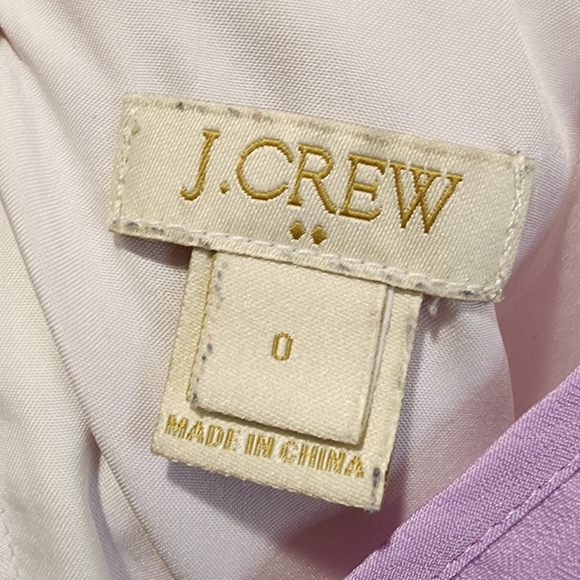 J crew Lilac Strappy Mini Sundress size 0 - Picture 10 of 12